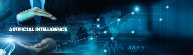 AI-powered machine learning dashboard showcasing data analytics and automation solutions